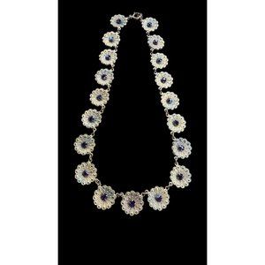 Vintage Art Nouveau Czech Style Necklace (A4204)
